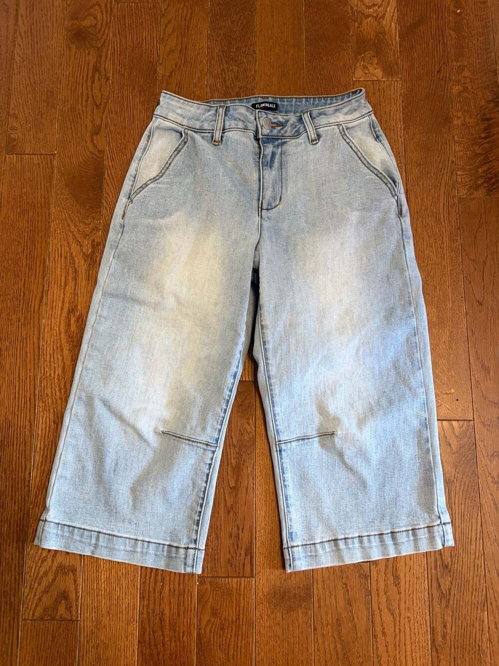 Flamingals Light Blue Capri Jeans XS